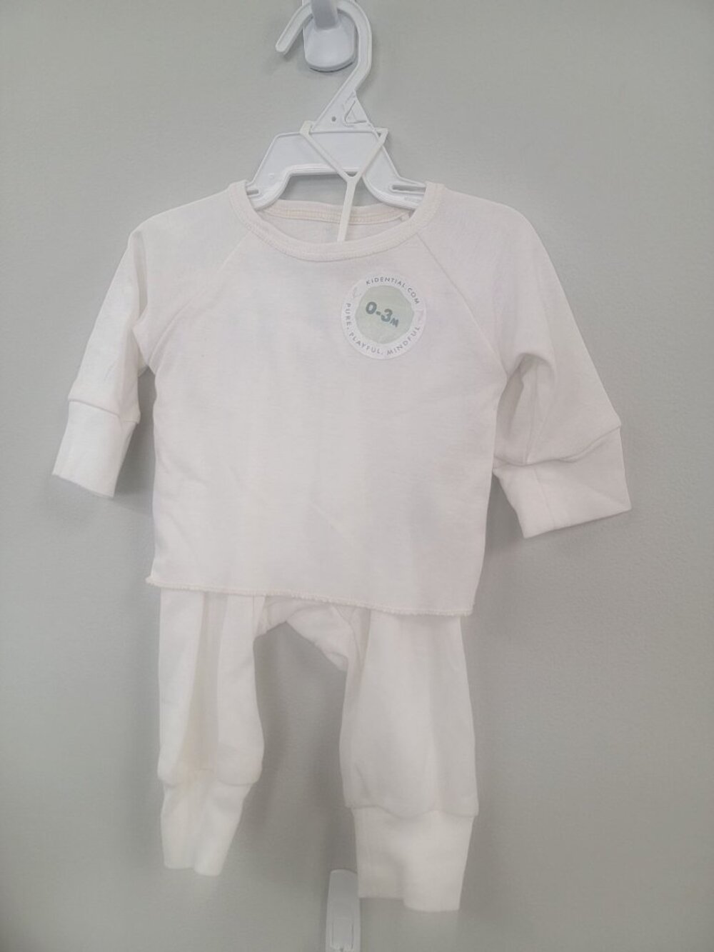 Unisex Baby Set 0-3 Months Kidential 100% Natural Cotton Soft & Comfortable Whit